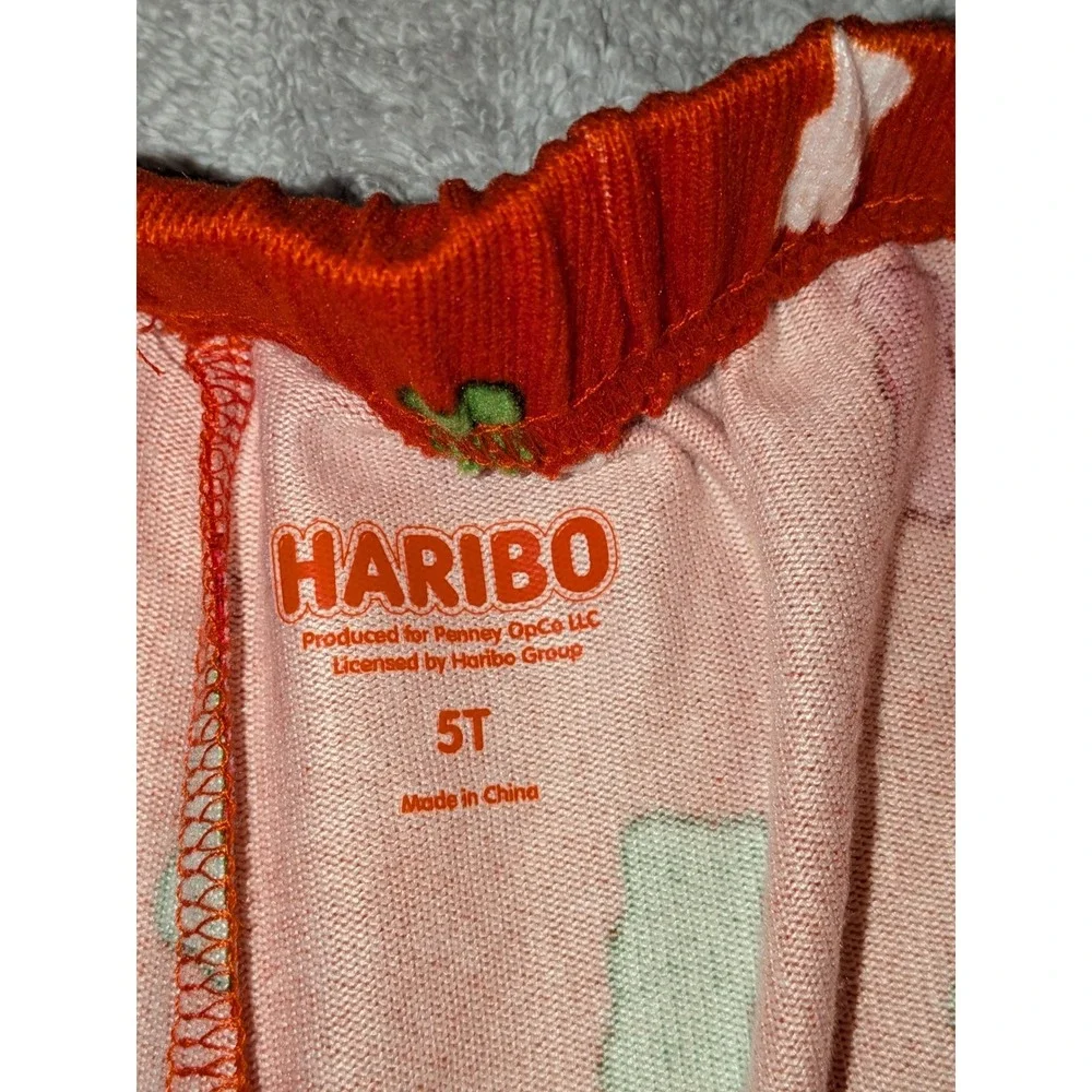 Haribo Red Gummy Bear Pajamas Set - Kids‎ Size 5T - Cute NWT $48